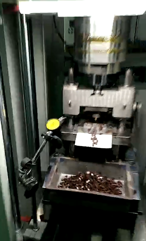 Video demonstration of precision testing of Hong Kong mechanical servo press